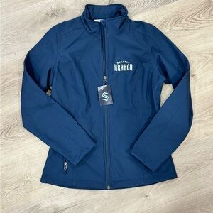 Ladies Port Authority Soft Shell Seattle Kraken Full-Zip Jacket size medium